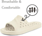 Gaatpot Shower Shoes for Womens Mens Massage Pool Slides with Arch Support Quick Drying Beach Slippers Summer Non Slip Bathroom Indoor Outdoor House Sandals with Drain Holes
