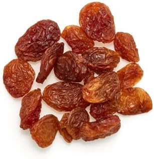 Yupik Organic Sultana Raisins, 2.2 lb (35.2 oz), Gluten-Free, Kosher, Non-GMO, Vegan, Whole Dried Fruits, Naturally Sweet, No Added Sugar, Seedless, Healthy Snacks, Ideal for Baking & Topping