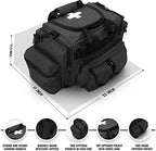 ASA TECHMED First Aid Responder EMS Emergency Medical Trauma Bag Deluxe, Black