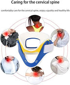 Neck Support Brace Head Stretcher Neck Orthosis Braces Support for Pain Adjustable Protect Cervical Vertebra for Adult Children