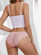 Sexy Cheeky Womens Underwear Comfortable Seamless Panties Luxurious Lace Bikini Briefs
