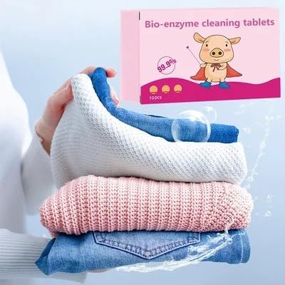 Multi-Functional Bio-Enzyme Cleaning Tablets, Bio-Enzyme Explosive Salt for Pillowcases Curtains Shoes Etc (1Pcs)
