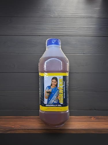 Idhayam Sesame Oil/Gingelly Oil 1l (34 Fl.Oz.)