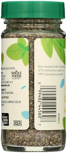 365 by Whole Foods Market, Organic Black Pepper Ground, 1.8 Ounce
