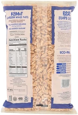 Natures Path Organic Khorasan Wheat Puffs Cereal, 6 Oz