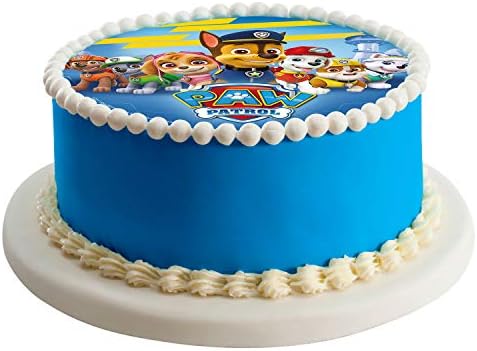 dekora Dekora 160117 8" Round Edible Wafer Paper Cake Topper, Multi-Colour