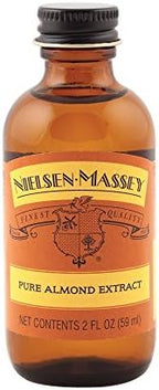 Nielsen-Massey Pure Almond Extract for Baking and Cooking 2 Ounce Bottle