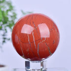 Stone Red Jasper Crystal Ball Stone Crystal Sphere Quartz Home Decor(200-300g)