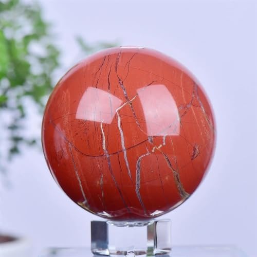 Stone Red Jasper Crystal Ball Stone Crystal Sphere Quartz Home Decor(200-300g)
