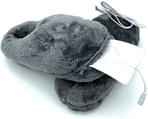 USB Heated Shoe Electric Heating Slippers Foot Heaters - Can Unpick and Wash