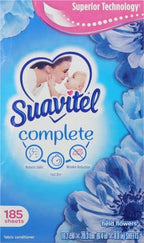 Suavitel Complete Fabric Softener Dryer Sheets, Field Flowers - 185 Count