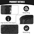 Ymapinc Period Sanitary Bag, Napkin Storage Bag Tampon Pouch Portable Feminine Care First Period Kit for Teen Ladies Women (Black)