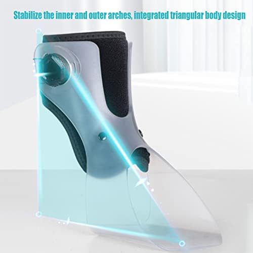 SFKLYU AFO Drop Foot Brace Orthosis Ankle Brace Support Drop Foot Brace for Walking Improve Walking Gait for Hemiplegia Stroke Shoes,A/right,L