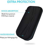 TUDIA Hard EVA Case Compatible with Philips Norelco OneBlade Hybrid Electric Trimmer Shaver, Fits QP2520/90, QP2520/70, QP2630/70 Face and Body, Shockproof Travel Storage Bag - Black [Case Only]