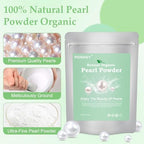 Ponhey Freshwater Pearl Powder Organic, 100% Natural Pearl Powder - Deep Cleansing, Pore-Shrinking, Anti-Aging Mask 100g (3.53oz)