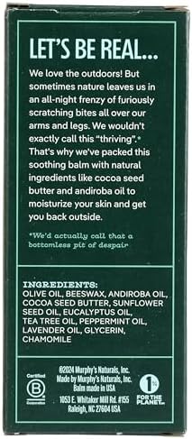 Murphys Naturals Soothing Bite Relief Balm Stick, 0.5 OZ