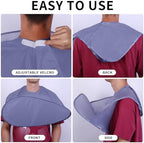 Beard Bib, Beard Apron Foldable Multi-Purpose Shaving Bib, Apron for Men for All Men'S Gifts (grey)