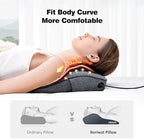 Boriwat Back Massager with Heat, Neck Massager for Pain Relief Deep Tissue, 3D Kneading Massage Pillow for Back, Neck, Shoulder, Legs, Gifts for Women Men Mom Dad