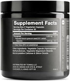 Toniiq Fenugreek Capsules - Ultra High Potency 20:1 Extract with 70% Saponins - Highly Concentrated - Third-Party Lab Tested - 60 Capsules