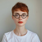 LONDON MOLE® Moley reading glasses | Cool round shaped readers | Men’s Women’s Unisex | Spring hinges
