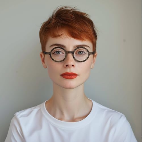 LONDON MOLE® Moley reading glasses | Cool round shaped readers | Men’s Women’s Unisex | Spring hinges