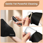 Premium Hearing Aid Cleaning Kit - Compatible with Rechargeable Hearing Aid with Bluetooth, Oticon, Phonak, Hearing Aid Cleaning Tools with Pen, Spray, Brush, Cloth, Hearing Aid Supplies Accessories