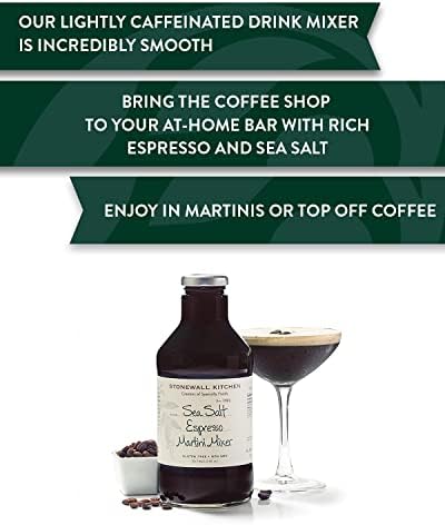Stonewall Kitchen Sea Salt Espresso Martini Mixer, 24 oz