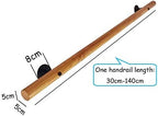30-600cm Safety il for Elderly/Disabled Round Pine Grip Non-Slip Stair Railing Indoor Bathroom il School Safety Support Bar