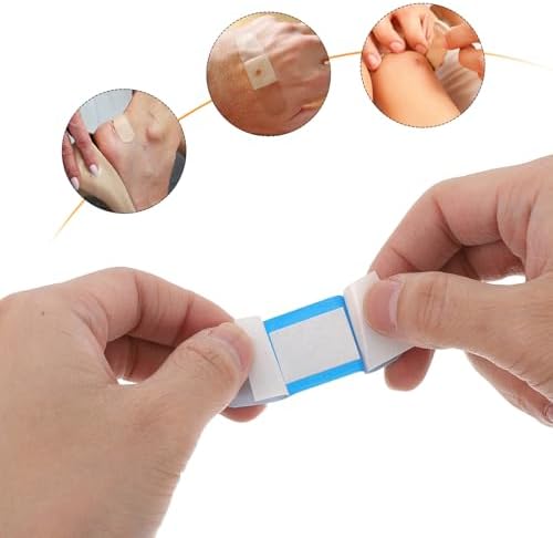 100pcs Waterproof Adhesive Bandages Breathable Wound Care Plasters with Metal Detectable Feature for Food Service and Restaurant Chefs First Aid
