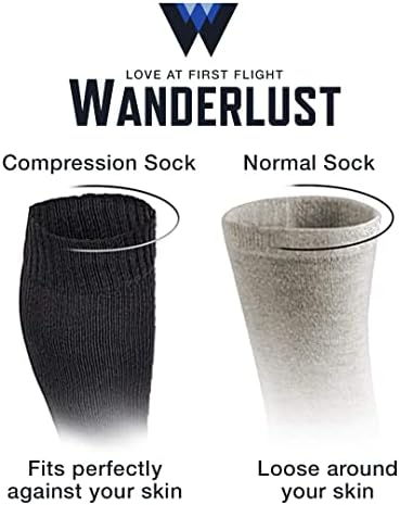Wanderlust Travel Compression Socks - Support Stockings