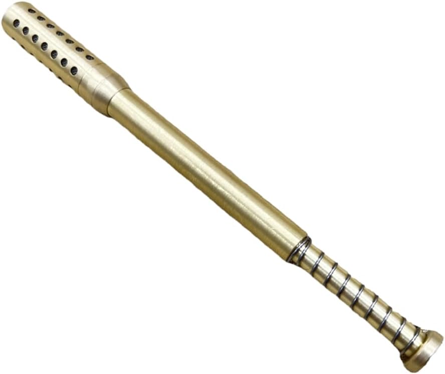 NOLITOY Brass Moxibustion Stick Portable Handheld Therapy Tool for Neck Shoulder and Facial Acupoint Massage