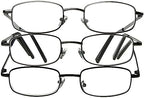 Foster Grant mens Council Rectangular Reading Glasses