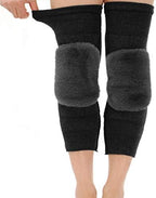 Thicken Cashmere Knee Warmer Cold Weather Thermal Leg Knee Sleeve Cozy Knee Brace Pads Support Protector for Women Men Joint Pain, Arthritis Relief, Injury Recovery, Sports and Outdoor, 1 Pair