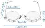 Aisi Women Magnifying Makeup Glasses Eye Make Up Spectacles Flip Down Lens Folding Cosmetic Glasses