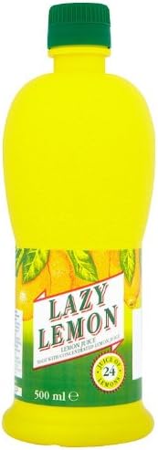 Lazy Lemon Sicilian Lemon Juice 500 ml (Pack of 6)