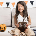 Cabilock Rattan Pumpkin Decoration - Handmade Woven Pumpkin for Fall Decor Ideal for Halloween Party Centerpiece Dark Brown 9.84 X 8.66 X 8.66 Inches