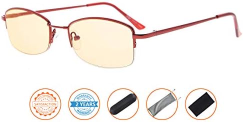 CessBlu UV Blue Light Filter Glasses Bendable Bridge Computer Eyeglasses Women Reading