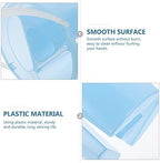Ciieeo Artist Brush Basins 2-Pack Paint Brush Washer Buckets with Handle 6.02X6.02X4.52In Plastic Painting Water Containers for Oil and Watercolor Brushes