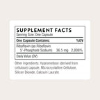 THORNE - Riboflavin 5'-Phosphate - Bioactive, Tissue Ready Form of Vitamin B2 for Methylation Support* - Vitamin B2 Supplement - Third-Party Certified - Gluten, Dairy & Soy-Free - 60 Capsules