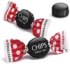 CHIPS Licorice Classic Italian Throat Pastilles Sweetened with Stevia, Rich Licorice Flavor with Acacia Gum, All-Natural Vegan Candy, Gluten Free, Non-GMO, Resealable Pouch, 10 Oz, 250 Count