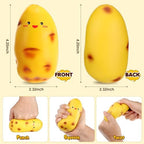 Gemscream 12 Pcs Potato Stress Balls for Adults Funny Inspirational Stress Reliever Squeezable Mini Potato Foam Balls Motivational Funny Gifts Appreciation Gifts for Employee Coworker