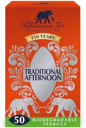 Williamson Traditional English Afternoon 50 bags 125g (Pack of 6)