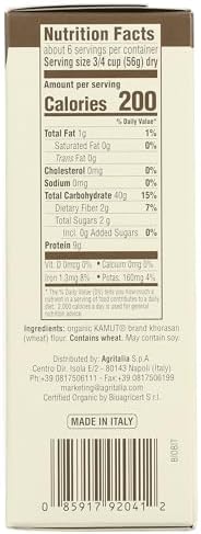 BELLA ITALIA Organic Kamut Fusilli, 12 OZ