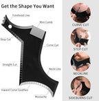 Beard Shaper for Men Beard Shaping Tools - Gifts for Men Beard Template Guide, Straight Edge Razor, 10 PCS Double Edge Blade, Barber Pencil, Beard Comb, Stainless Steel Scissor Mustache Lineup Tools