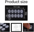 100 Patches Ear Lobe Support Patches for Earrings - Prevents Stretching，Protects Healthy Ear Lobes from Tearing - Clear & Latex-Free