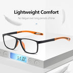 Reading Glasses for Men Sporty Design TR90 Blue Light Blocking Reader Comfortable and Flexible Lightweight