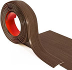 Art3d 4 FT Self Adhesive Vinyl Floor Transition Strip, Laminate Strip Flat Divider for Joining Gaps,Carpet Threshold Transition,Floor Tiles（1.57in, Brown）