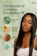Citriodora Eucalyptus Essential Oil - Huge 4 OZ - 100% Pure & Natural – Premium Grade Amber Glass Bottle and Dropper