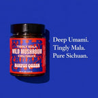 Hotpot Queen Wild Mushroom Chili Sauce, Chunky Shiitake & Porcini Mushroom Chili Sauce, Sichuan Mala Inspired Umami Hot Sauce, Vegan, No MSG, All-Purpose Hot Sauce, 10.58 oz (Pack of 1)