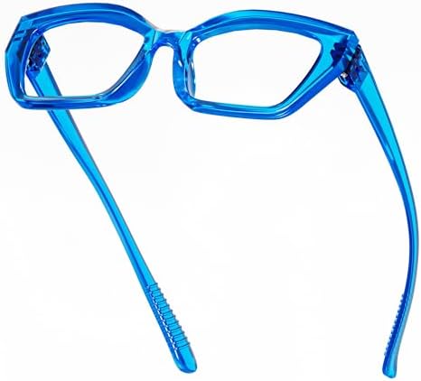 Eyekepper 6-Pack Cat Eye Reading Glasses for Women Stylish Readers with Screwless Spring Hinges